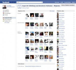 Screenshot Facebook-Gruppe (anonymisiert)